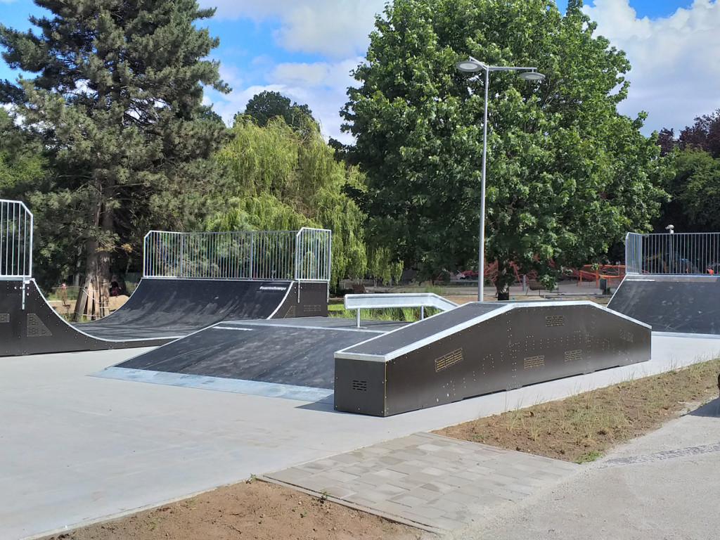 Modułowy skatepark w Gdyni