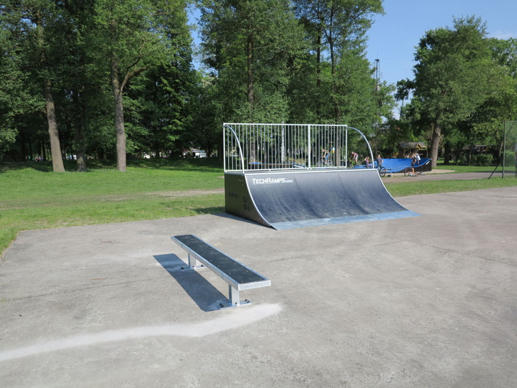 Skatepark w technologi pretiż Witnica