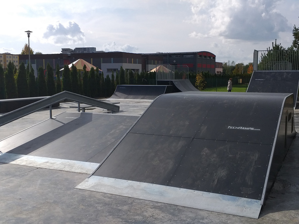 Skatepark we Wronkach w województwie wielkopolskim