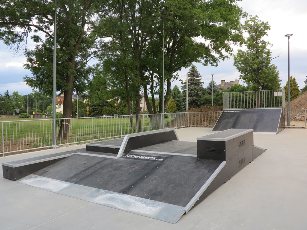 Skatepark modułowy w Opatowie w technologi prestiż